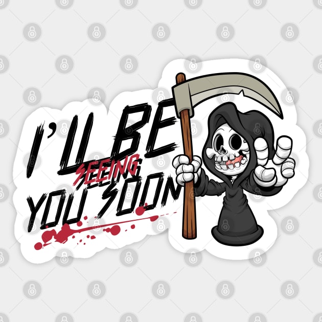 I’ll be seeing you soon Sticker by Trix’s corner